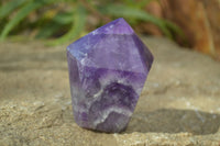 Polished Dream Amethyst Points x 3 From Ambatondrazaka, Madagascar
