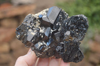 Natural Schorl Black Tourmaline Specimens x 3 From Erongo, Namibia
