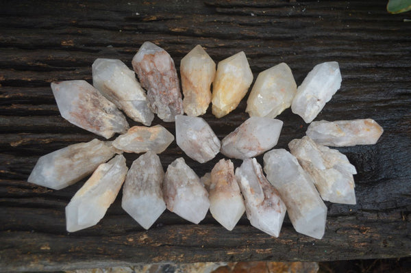 Natural Pineapple Candle Quartz Crystals  x 35 From Antsirabe, Madagascar - Toprock Gemstones and Minerals 