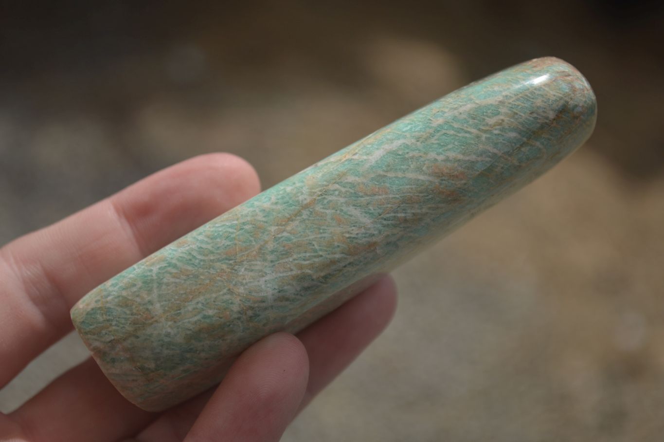 Polished Kobi Amazonite Free Forms  x 12 From Zimbabwe - TopRock