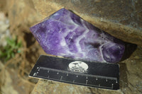 Polished Dream Amethyst Points x 3 From Ambatondrazaka, Madagascar