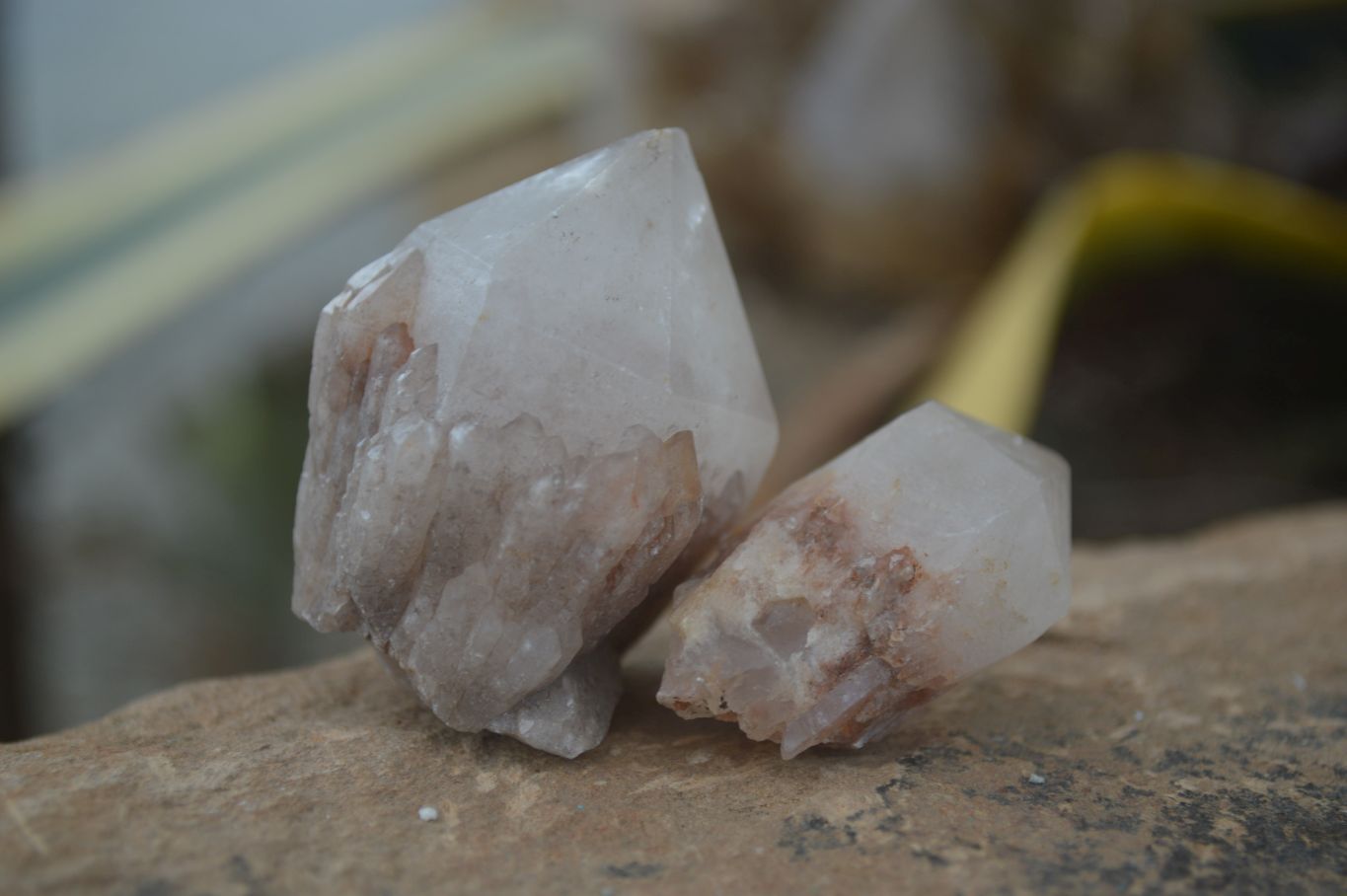 Natural Pineapple Candle Quartz Crystals  x 35 From Antsirabe, Madagascar - Toprock Gemstones and Minerals 