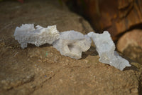 Natural Etched Blue Chalcedony Specimens x 70 From Nsanje, Malawi - Toprock Gemstones and Minerals 