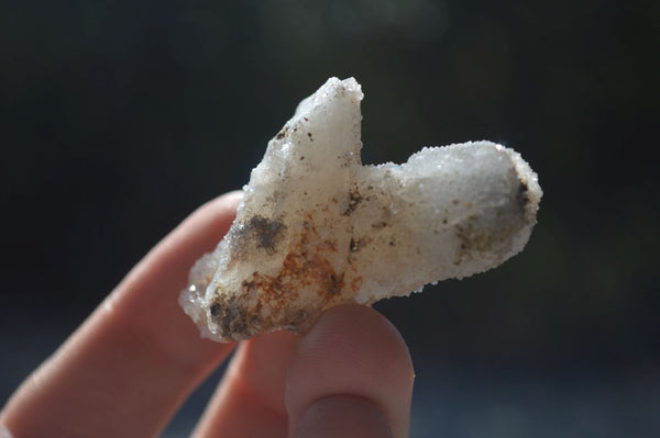 Natural Drusy Quartz Coated Calcite Crystals  x 35 From Alberts Mountain, Lesotho