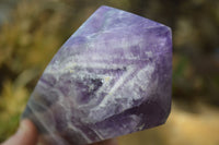 Polished Dream Amethyst Points x 3 From Ambatondrazaka, Madagascar
