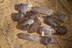Natural Skeletal Smokey Amethyst Crystals  x 12 From Chiredzi, Zimbabwe - Toprock Gemstones and Minerals 