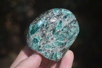 Polished Rare Emerald In Matrix Standing Free Forms  x 3 From Sandawana, Zimbabwe - Toprock Gemstones and Minerals 