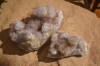 Natural Spirit Amethyst Quartz Clusters x 2 From Boekenhouthoek, South Africa - Toprock Gemstones and Minerals 