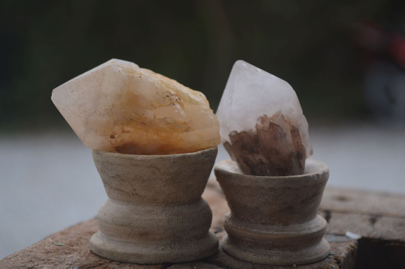 Natural Pineapple Candle Quartz Crystals  x 35 From Antsirabe, Madagascar - Toprock Gemstones and Minerals 