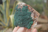 Natural Rare Ball Malachite On Drusy Quartz & Dolomite Specimens x 2 From Kambove, Congo - Toprock Gemstones and Minerals 