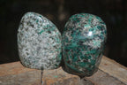Polished Rare Emerald In Matrix Standing Free Forms  x 3 From Sandawana, Zimbabwe - Toprock Gemstones and Minerals 