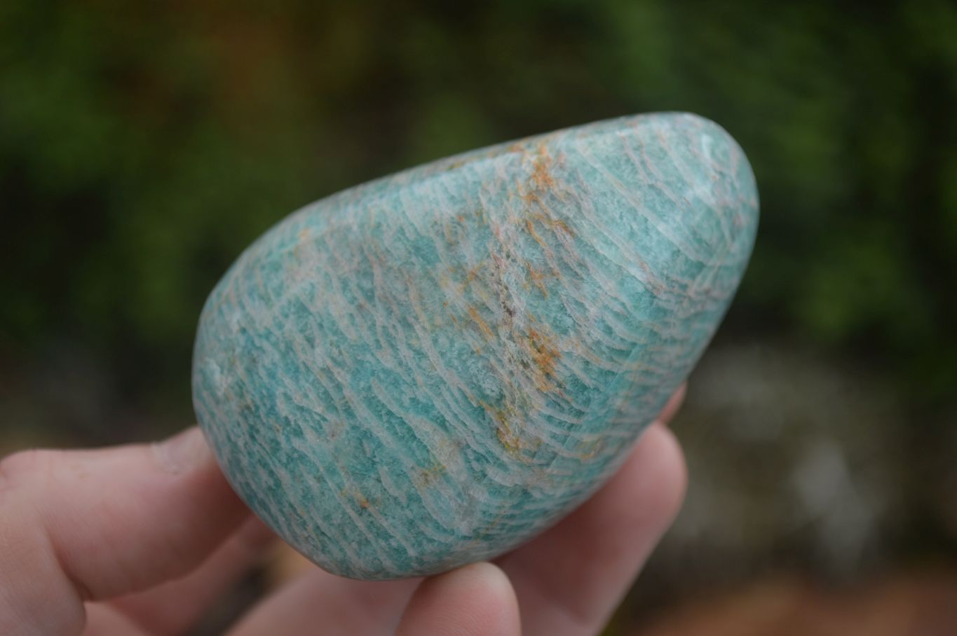 Polished Kobi Amazonite Free Forms  x 12 From Zimbabwe - TopRock