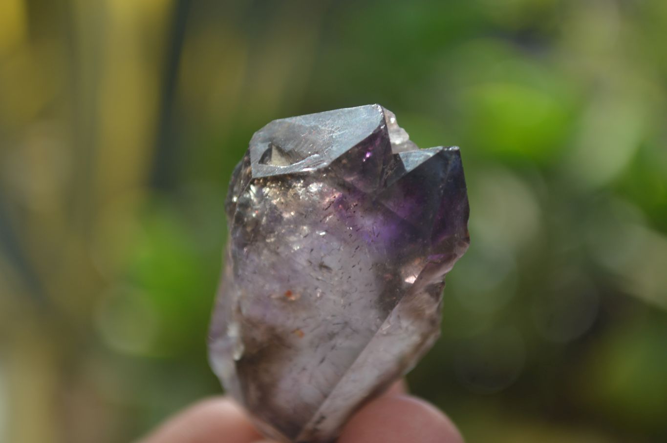 Natural Skeletal Smokey Amethyst Crystals  x 12 From Chiredzi, Zimbabwe - Toprock Gemstones and Minerals 