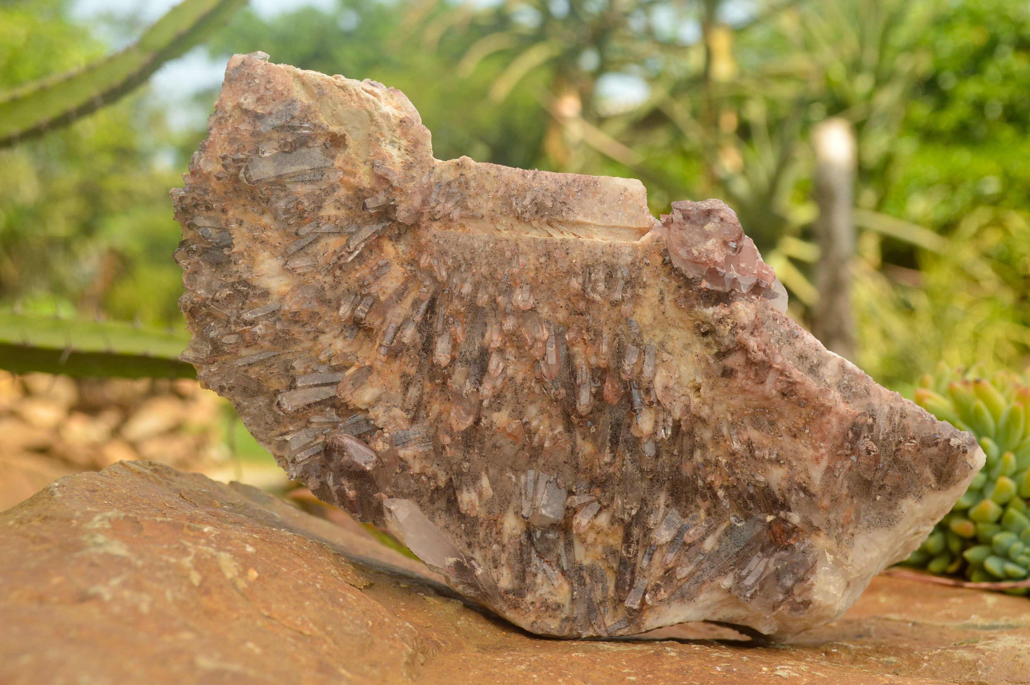 Natural Red Hematoid Quartz Specimens  x 2 From Zambia - TopRock