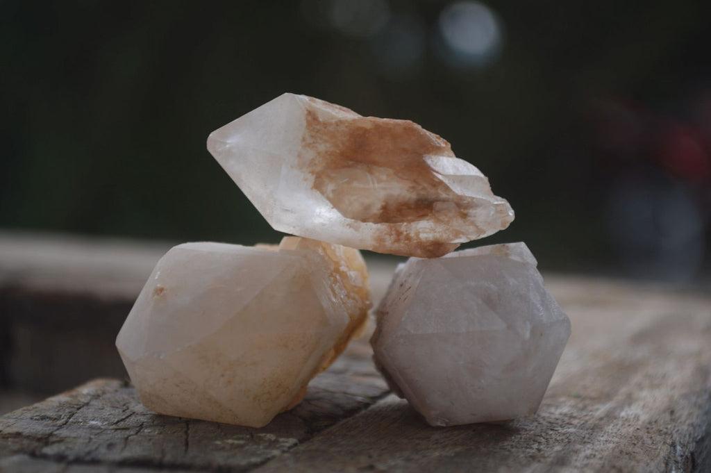 Natural Pineapple Candle Quartz Crystals  x 35 From Antsirabe, Madagascar - Toprock Gemstones and Minerals 