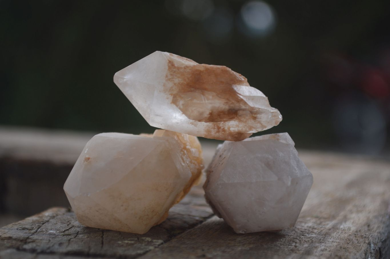 Natural Pineapple Candle Quartz Crystals  x 35 From Antsirabe, Madagascar - Toprock Gemstones and Minerals 