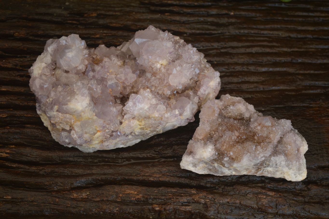 Natural Spirit Amethyst Quartz Clusters x 2 From Boekenhouthoek, South Africa - Toprock Gemstones and Minerals 