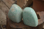 Polished Kobi Amazonite Free Forms  x 12 From Zimbabwe - TopRock