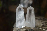 Polished Clear Quartz Crystal Points x 6 From Madagascar - Toprock Gemstones and Minerals 