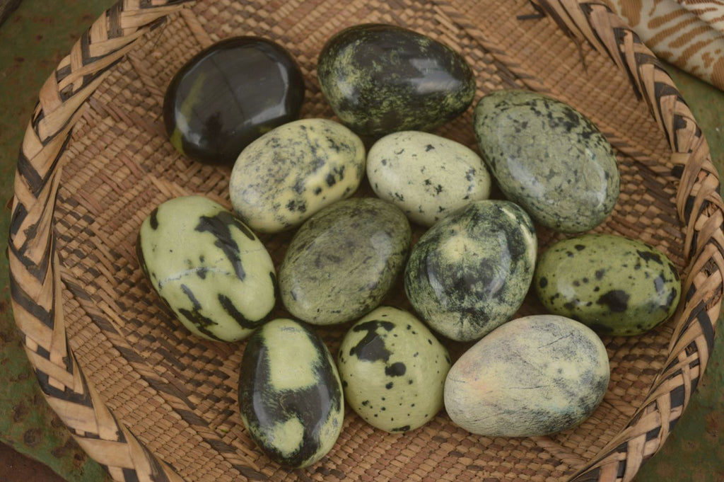 Polished Spotted Leopard Stone Gallets  x 12 From Zimbabwe - Toprock Gemstones and Minerals 