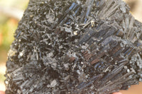 Natural Schorl Black Tourmaline Specimens x 2 From Erongo, Namibia