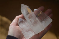 Polished Clear Quartz Crystal Points x 6 From Madagascar - Toprock Gemstones and Minerals 