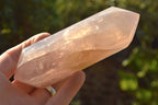 Polished Gemmy Double Terminated Rose Quartz Points x 5 From Ambatondrazaka, Madagascar - TopRock