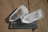 Polished Clear Quartz Crystal Points x 6 From Madagascar - Toprock Gemstones and Minerals 