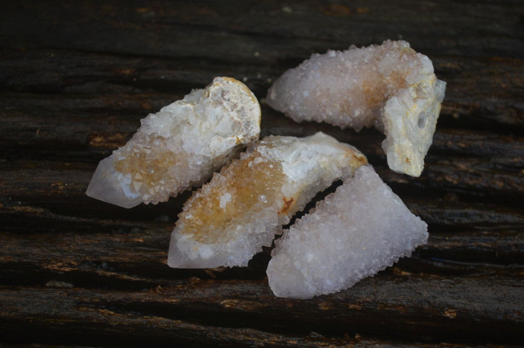 Natural Mixed Spirit Quartz Crystals  x 35 From Boekenhouthoek, South Africa - Toprock Gemstones and Minerals 