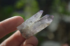 Natural Skeletal Smokey Amethyst Crystals  x 12 From Chiredzi, Zimbabwe - Toprock Gemstones and Minerals 