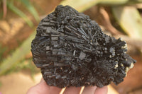 Natural Schorl Black Tourmaline Specimens x 2 From Erongo, Namibia
