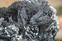 Natural Schorl Black Tourmaline Specimens x 2 From Erongo, Namibia
