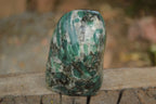Polished Rare Emerald In Matrix Standing Free Form x 1 From Sandawana, Zimbabwe - Toprock Gemstones and Minerals 