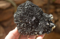 Natural Schorl Black Tourmaline Specimens x 2 From Erongo, Namibia