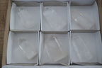 Polished Semi Optic Clear Quartz Points x 6 From Madagascar - Toprock Gemstones and Minerals 