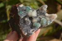 Natural Drusy Coated Ball Malachite On Dolomite Matrix Specimens  x 2 From Likasi, Congo - Toprock Gemstones and Minerals 