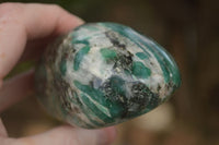 Polished Rare Emerald In Matrix Standing Free Form x 1 From Sandawana, Zimbabwe - Toprock Gemstones and Minerals 