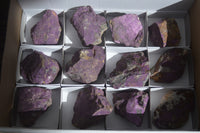 Natural Metallic Purpurite Cobbed Specimens x 12 From Erongo, Namibia - Toprock Gemstones and Minerals 
