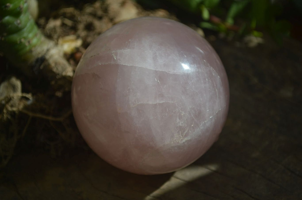 Polished Pink Rose Quartz Spheres  x 2 From Madagascar - Toprock Gemstones and Minerals 