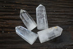 Polished Semi Optic Clear Quartz Points x 6 From Madagascar - Toprock Gemstones and Minerals 