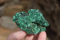 Natural Chatoyant Silky Malachite Specimens  x 7 From Kasompe, Congo - Toprock Gemstones and Minerals 