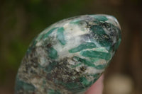 Polished Rare Emerald In Matrix Standing Free Form x 1 From Sandawana, Zimbabwe - Toprock Gemstones and Minerals 