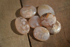 Polished Mini Ocean  Flower Agate Palm Stones  x 70 From Madagascar - Toprock Gemstones and Minerals 