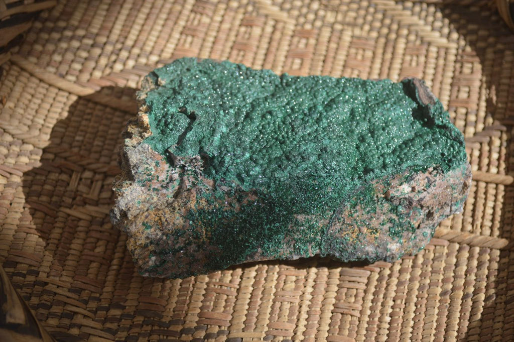 Natural Micro Botryoidal Crystalline Malachite Specimen x 1 From Congo - Toprock Gemstones and Minerals 