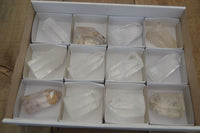 Polished Clear Quartz Crystal Points x 12 From Madagascar - Toprock Gemstones and Minerals 