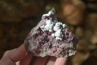 Natural Pink Salrose Cobaltion Dolomite Specimens x 6 From Kakanda, Congo - Toprock Gemstones and Minerals 