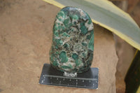 Polished Rare Emerald In Matrix Standing Free Form x 1 From Sandawana, Zimbabwe - Toprock Gemstones and Minerals 
