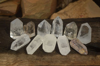 Polished Clear Quartz Crystal Points x 12 From Madagascar - Toprock Gemstones and Minerals 
