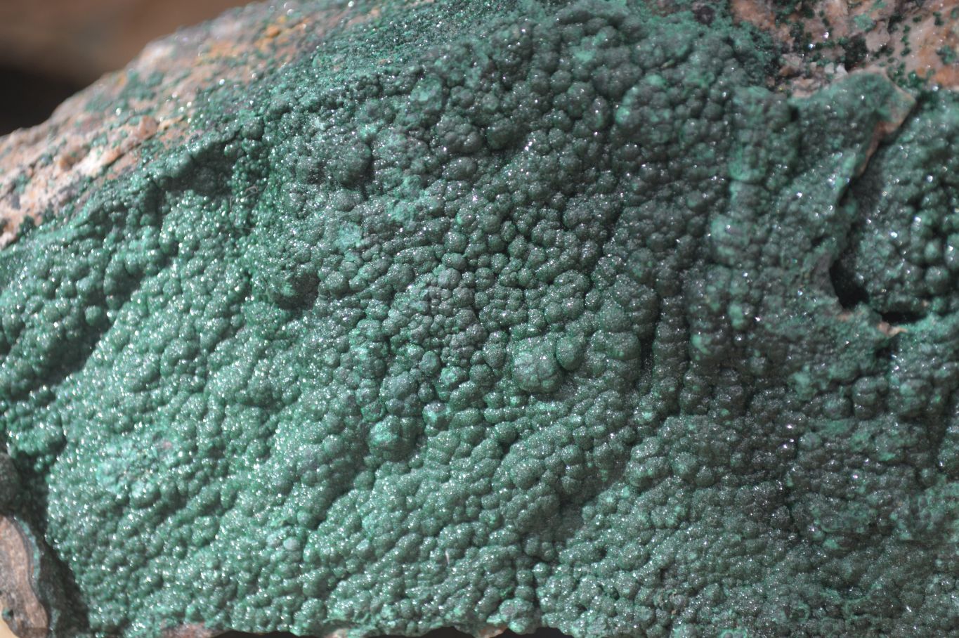 Natural Micro Botryoidal Crystalline Malachite Specimen x 1 From Congo - Toprock Gemstones and Minerals 