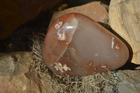 Polished Extra Large Strawberry Agate Free Forms  x 2 From KZN, South Africa - Toprock Gemstones and Minerals 